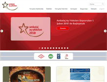 Tablet Screenshot of ambalajyarismasi.com